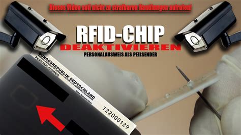 rfid chip deaktivieren|how to disable rfid.